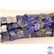 Perles semi précieuses en lapis lazuli - Carrés/4 mm