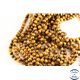 Perles en oeil de tigre - Rondes/6mm