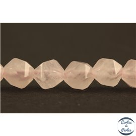 Perles en quartz rose - Pépites/6mm - Grade A