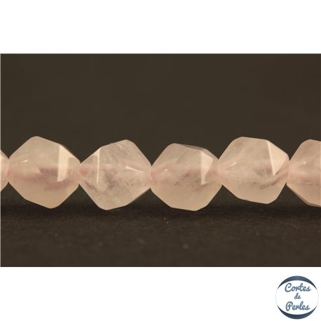 Perles semi précieuses en quartz rose - Pépites/6 mm - Grade A