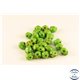 Perles semi précieuses en howlite - Skull/9 mm - Lime Green