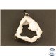 Pendentifs en Agate - Chips/40 mm - Blanc