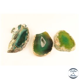 Pendentifs en Agate - Chips/50 mm - Vert