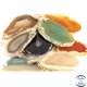 Pendentifs en Agate - Chips/50 mm - Multicolore