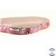 Pendentifs en Agate - Chips/55 mm - Rose Fuschia