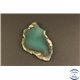 Pendentifs en Agate - Chips/55 mm - Vert émeraude