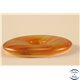 Pendentifs en Agate - Disques/25 mm - Dark Flame