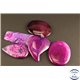 Pendentifs en Agate - Multi/35 mm - Fuschia