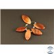 Pendentifs en Agate - Ellipse/27 mm - Orange