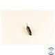 Pendentifs en Agate - Pics/38 mm - Noir