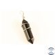 Pendentifs en Agate - Pics/38 mm - Noir