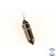 Pendentifs en Agate - Pics/38 mm - Noir