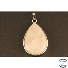 Pendentifs en Quartz Rose - Gouttes/43 mm