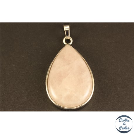 Pendentifs en Quartz Rose - Gouttes/43 mm