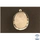 Pendentifs en Quartz Rose - Ovales/40 mm