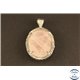 Pendentifs en Quartz Rose - Ovales/46 mm