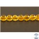 Perles semi précieuses en cristal crack - Rondes/4 mm - Miel