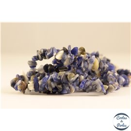 Perles en sodalite - Pépites/3 à 5mm