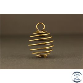 Cage à perles - 20 mm - Bronze