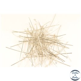 Clous boucle - 60 mm - Argenté