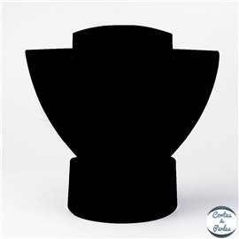 Présentoir velour en forme de buste - 20 cm