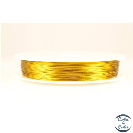 Fil cablé - 0,38 mm - Jaune
