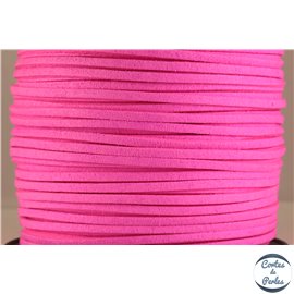 Cordon suédine - 3 mm - Rose