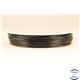 Bobine de fil élastique - 1 mm - Noir