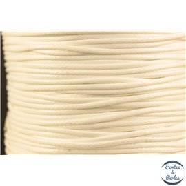 Bobine de fil élastique - 1 mm - Blanc