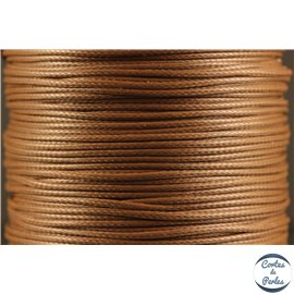 Bobine de fil élastique - 1 mm - Marron