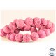 Perles de Lave - Ronde/10 mm - Rose