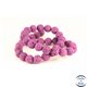 Perles de Lave - Ronde/10 mm - Violet