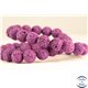 Perles de Lave - Ronde/10 mm - Violet