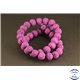 Perles de Lave - Ronde/10 mm - Violet