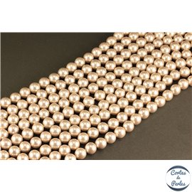 Perles de Majorque - Ronde/ Ø 8 mm - Gris - Grade A