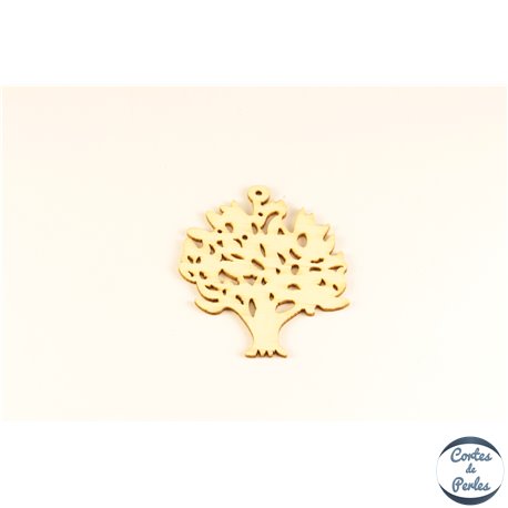 Pendentifs en Coco - Arbre/60 mm