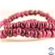 Perles en Coco - Roues/15 mm - Rose