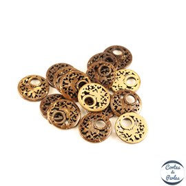 Pendentifs en coco - Disques/25 mm