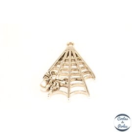 Pendentifs en métal - Toile/23 mm - Argent
