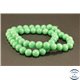 Perles semi précieuses en jade mashan - Rondes/8 mm - Vert Océan