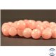 Perles semi précieuses en jade - Rondes/10 mm - Rose