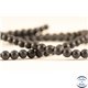 Perles dépolies en agate noire - Rondes/4mm - Grade A