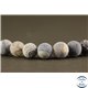 Perles semi précieuses en Agate - Rondes/6 mm - Gris bleuté