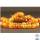 Perles semi précieuses en Agate - Rondes/6 mm - Rouge Orangé