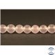 Perles semi précieuses en Agate - Rondes/6 mm - Rose Clair