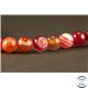 Perles semi précieuses en Agate - Rondes/6 mm - Dark Red