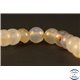 Perles semi précieuses en Agate - Rondes/6 mm - Gris