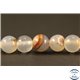 Perles semi précieuses en Agate - Rondes/6 mm - Gris