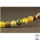 Perles semi précieuses en Agate - Rondes/6 mm - Vert Jaune