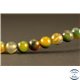 Perles semi précieuses en Agate - Rondes/6 mm - Vert Jaune